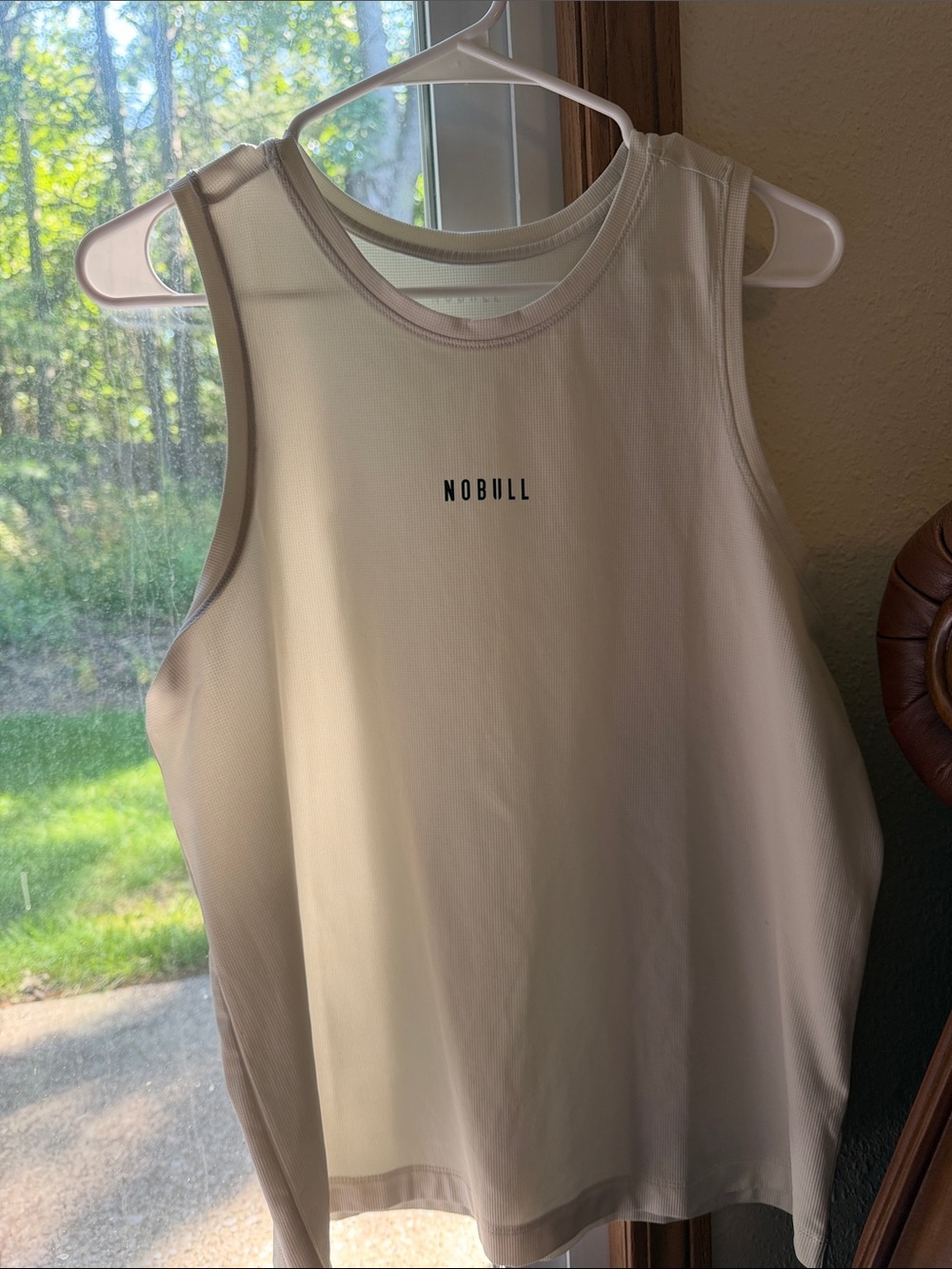 NOBULL Women's Cream Performance Tank Top